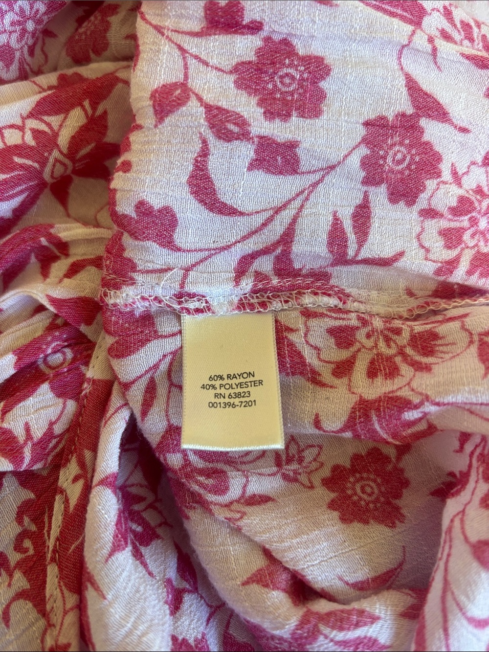 CJ Banks Lightweight Pullover Floral Top size 2X - Picture 8 of 8
